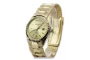 Montre en or pour homme avec bracelet 14k Geneve mw013ydy&mbw017y