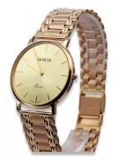 мъжки червено злато часовник 14K 585 Geneve mw004r&mbw009r