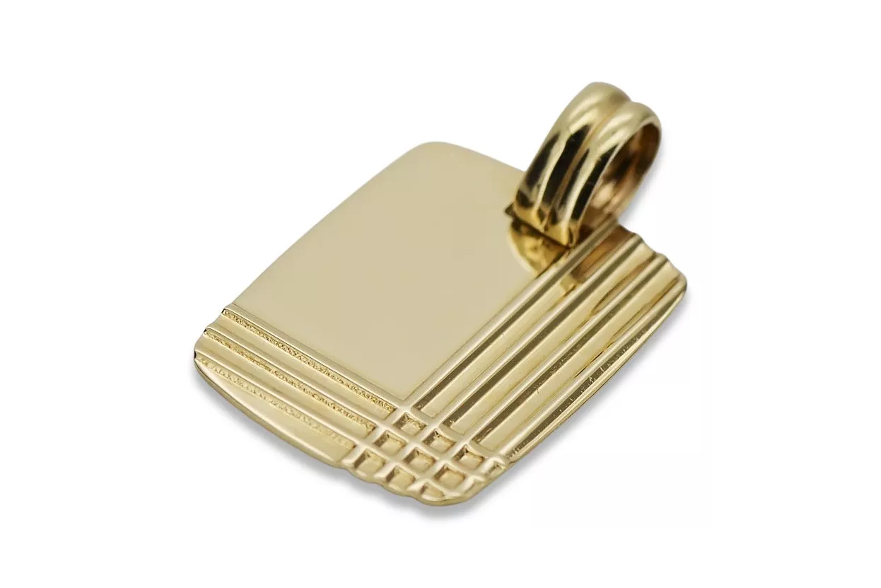 Colgante de oro ★ zlotychlopak.pl ★ Muestra de oro 585 333 precio bajo