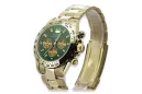 Gold men's watch Geneve ★ zlotychlopak.pl ★ Gold purity 585 333 Low Price!