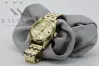 Жовтий 14k 585 золотий наручний годинник Lady Geneve lw020ydy&lbw004y