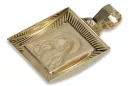 Colgante ★ de oro zlotychlopak.pl ★ Sello de oro 585 333 bajo precio