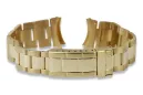 Gold men's watch Geneve ★ zlotychlopak.pl ★ Gold purity 585 333 Low Price!