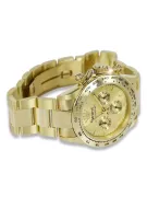 Goldene Herrenuhr Geneve ★ zlotychlopak.pl ★ Gold Reinheit 585 333 Niedriger Preis!