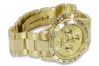 Yellow 14k 585 gold men's Geneve watch mw014ydg&mbw017y