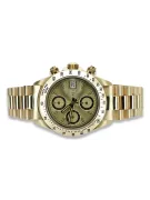 Gold men's watch Geneve ★ zlotychlopak.pl ★ Gold purity 585 333 Low Price!