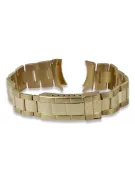 14K Goldene Herrenuhrarmband für Rolex, 20mm, Italien