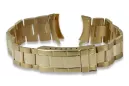 14K Goldene Herrenuhrarmband für Rolex, 20mm, Italien