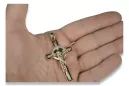 Golden Catholic Cross ★ russiangold.com ★ Gold 585 333 Low price