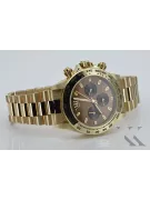 Gold men's watch Geneve ★ zlotychlopak.pl ★ Gold purity 585 333 Low Price!