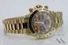 Yellow 14k 585 gold men's Geneve brown dial watch mw014ydbr&mbw015y