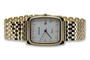 Gold men's watch Geneve ★ zlotychlopak.pl ★ Gold purity 585 333 Low Price!