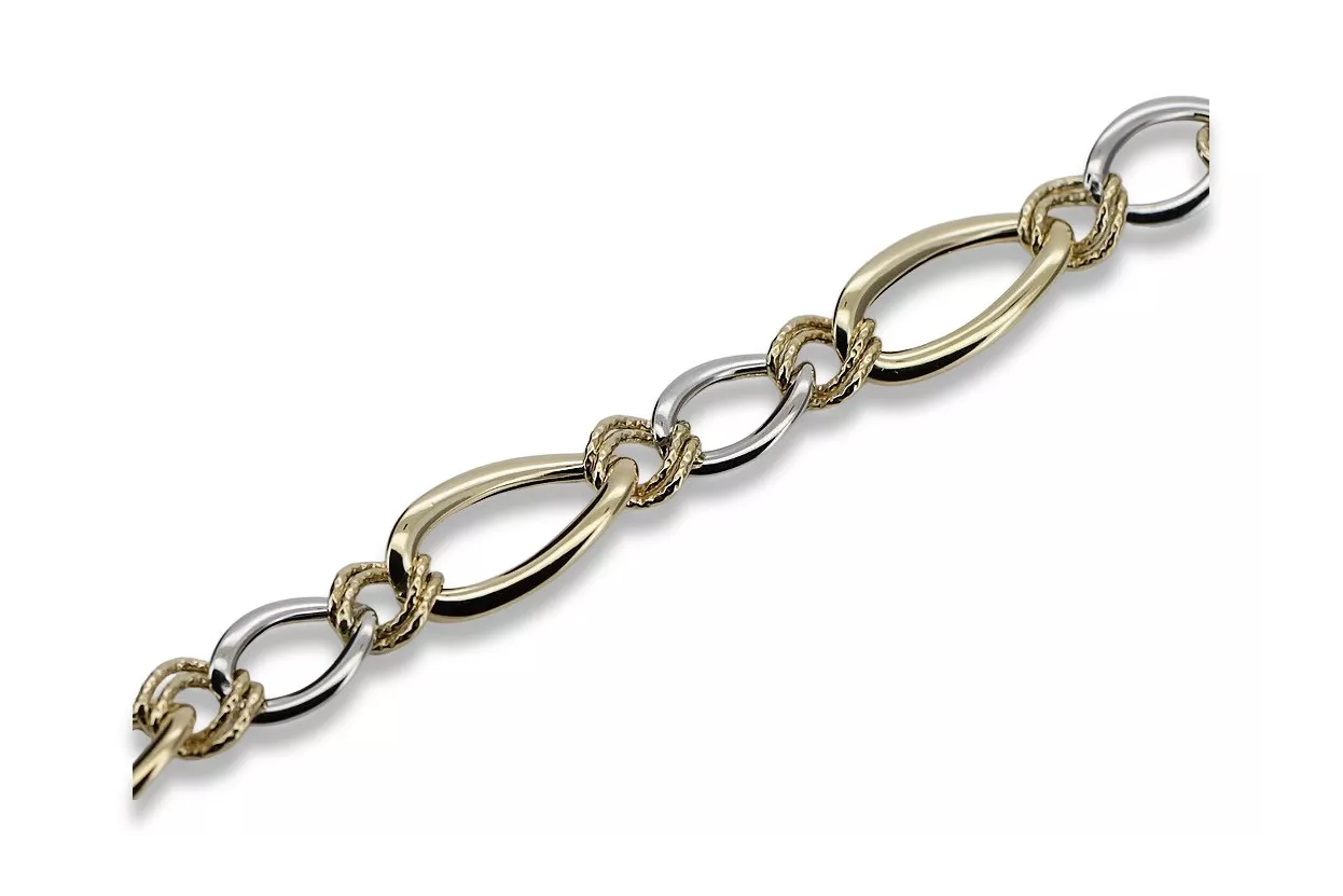 Yellow rose gold bracelet ★ russiangold.com ★ Gold 585 333 Low price