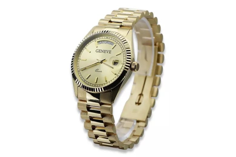 Montre homme en or Genève ★ zlotychlopak.pl ★ Pureté de l’or 585 333 Prix bas!