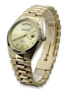 Gold men's watch Geneve ★ zlotychlopak.pl ★ Gold purity 585 333 Low Price!