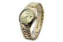 Gold men's watch Geneve ★ zlotychlopak.pl ★ Gold purity 585 333 Low Price!