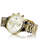 Goldene Herrenuhr Geneve ★ zlotychlopak.pl ★ Gold Reinheit 585 333 Niedriger Preis!