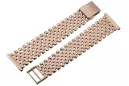 Pulsera de reloj de hombre rosa rosa rusa 14k 585 de oro mbw003r