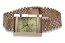 Gold men's watch Geneve ★ zlotychlopak.pl ★ Gold purity 585 333 Low Price!