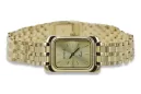 Gold men's watch Geneve ★ zlotychlopak.pl ★ Gold purity 585 333 Low Price!