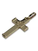 Golden Catholic Cross ★ russiangold.com ★ Gold 585 333 Low price