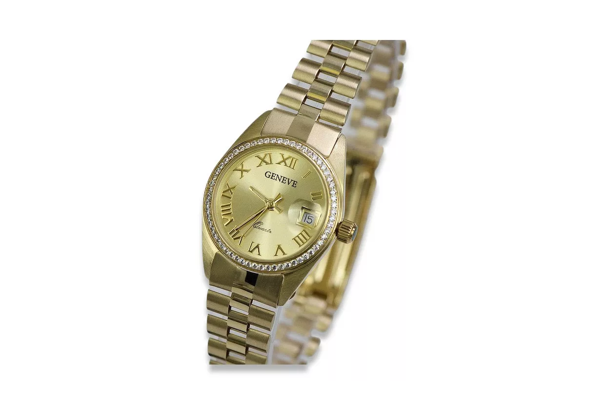 Reloj ★ de oro para damas zlotychlopak.pl Pureza de oro 585 333 ¡★ Precio bajo!