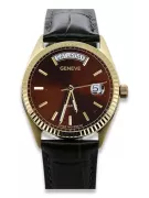 Gold Men's Watch Geneve ★ Zlotychlopak.pl ★ Gold Reinheit 585 333 niedriger Preis!