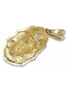 Gold God's medallion with a chain ★ zlotychlopak.pl ★ Gold 585 333 Low price