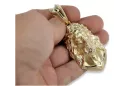 Gold God's medallion with a chain ★ zlotychlopak.pl ★ Gold 585 333 Low price