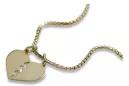 Gold pendant pendant ★ zlotychlopak.pl ★ Gold hallmark 585 333 low price