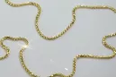 Italian yellow 14k gold New Rope chain cc078yw