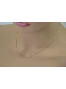 Lanț New Rope din aur galben italian de 14k cc078yw