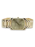 Gold men's watch Geneve ★ zlotychlopak.pl ★ Gold purity 585 333 Low Price!