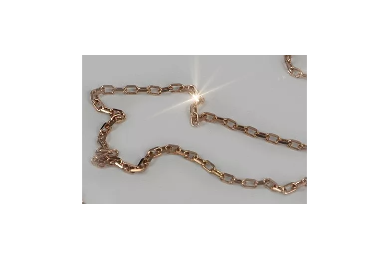 Yellow rose gold chain ★ russiangold.com ★ Gold 585 333 Low price