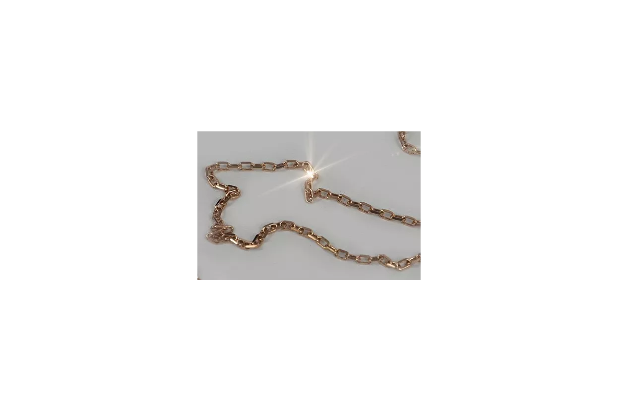 Yellow rose gold chain ★ russiangold.com ★ Gold 585 333 Low price