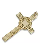 Goldenes katholisches Kreuz ★ russiangold.com ★ Gold 585 333 Niedriger Preis