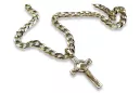 Golden cross with a chain ★ zlotychlopak.pl ★ Gold attempt 585 333 Low price!