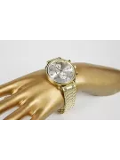 Жовтий 14k чоловічий годинник Geneve mw005ydw&mbw006y