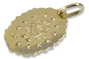 Pendentif ★ médaille d’or médaillon icône zlotychlopak.pl ★ or 585 333 petit prix