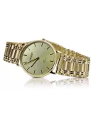 Gold men's watch Geneve ★ zlotychlopak.pl ★ Gold purity 585 333 Low Price!