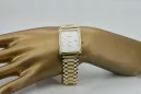 Gold men's watch Geneve ★ zlotychlopak.pl ★ Gold purity 585 333 Low Price!