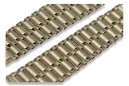 Yellow man's 14k gold watch bracelet mbw007y