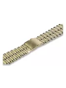 Pulsera de reloj de oro amarillo de 14k mbw007y