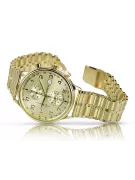 Montre Homme en Or 14K, Italienne, 40mm, Quartz