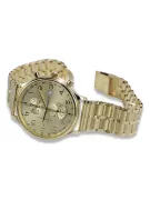 14K Gold Men's Watch, Italian, 40mm, Quartz