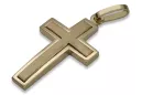 Cruz ★ Católica de Oro russiangold.com ★ Oro 585 333 Precio bajo