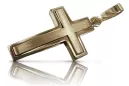 Cruz ★ Católica de Oro russiangold.com ★ Oro 585 333 Precio bajo