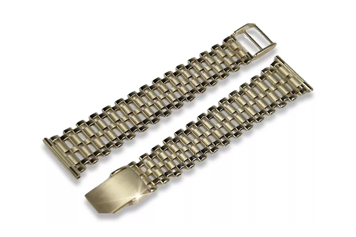 Yellow rose gold watch bracelet ★ russiangold.com ★ Gold 585 333 Low price