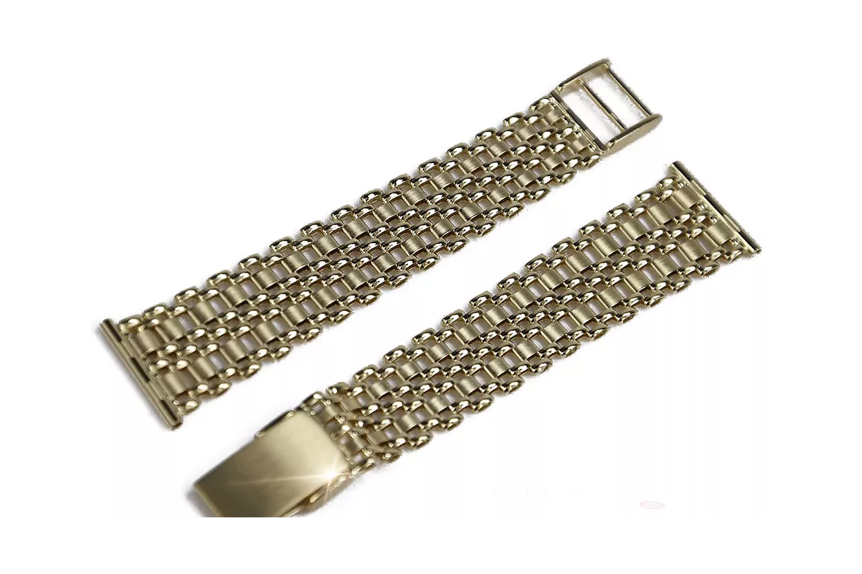 Yellow rose gold watch bracelet ★ russiangold.com ★ Gold 585 333 Low price