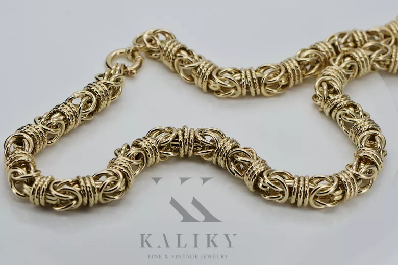 Yellow rose gold chain ★ russiangold.com ★ Gold 585 333 Low price